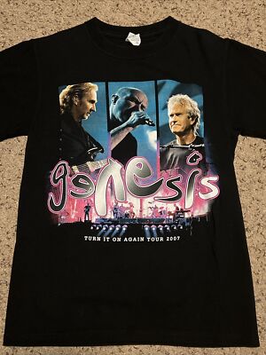 Genesis Turn It On Again バンドTシャツ XLサイズ GENESIS Vintage Turn It On Again Tour 2007 Shirt Small Phil