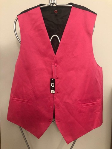 Mens Brand Q Satin Suit Vest (Prom, Wedding, Party) Fashion Designed from Italy. - Picture 8 of 19