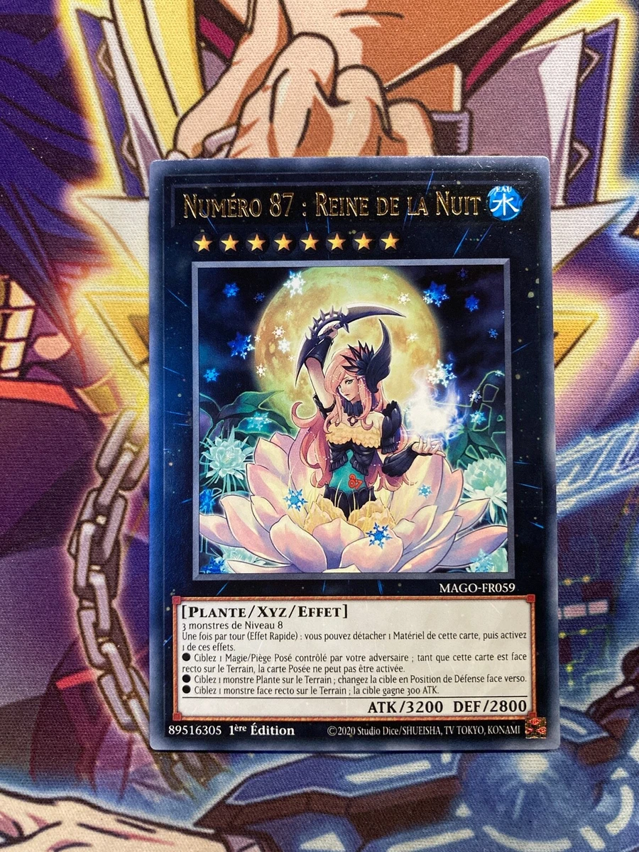 Yu-Gi-Oh! Numéro 87 : Reine de la Nuit MAGO-FR059 1st / Rare | eBay