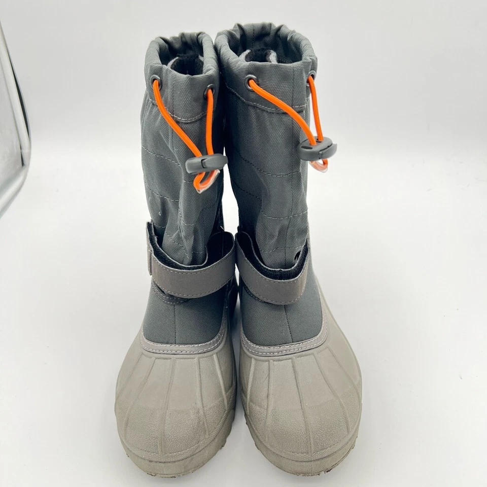 Columbia Womens 11" Gray Snow/Duck Boots w/Warm Lining & Drawstring Closure Sz 5 — 第 2/4 张图片
