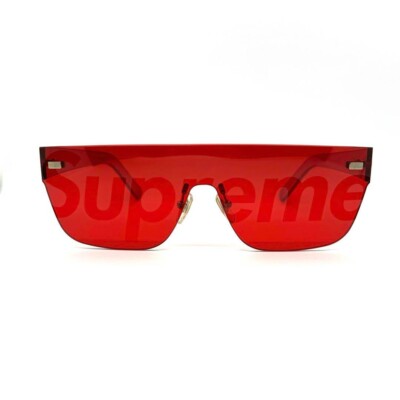 小物 LOUIS VUITTON Sunglasses Louis Vuitton Supreme Z0985U Sunglasses Red Plastic Accessories