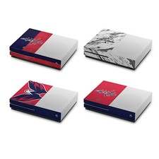 OFFICIAL NHL WASHINGTON CAPITALS VINYL STICKER SKIN DECAL FOR XBOX ONE S CONSOLE
