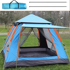 4-5 Person Instant Pop Up Tent Waterproof Auto Family Tent for Camping Picinic