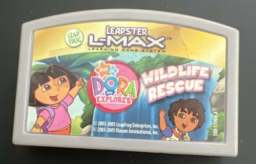 Leapster Leap Frog L Max Sponge Bob Saves The Day Game & Dora Explorer (2) - Picture 3 of 4