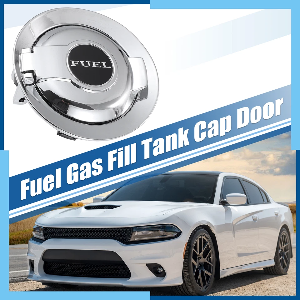 Paquete (1) Cubierta de llenado del tanque de combustible Tapa del tanque de gasolina para Dodge Challenger 08-19 Foto 2 de 4