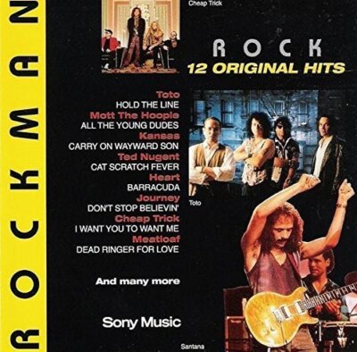 Rockman (1993, Sony) - CD - Toto, Mott the Hoople, Kansas, Journey, Cheap Tri...