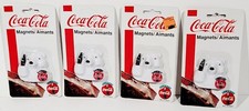 4 Vintage 90s 1995 Always Coca Cola Polar Bear Magnet Holding Coke Bottle