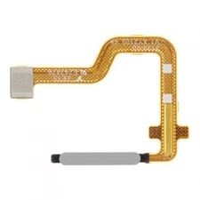 Home Button Compatible With Motorola Moto G32 Flex Cable Satin Silver