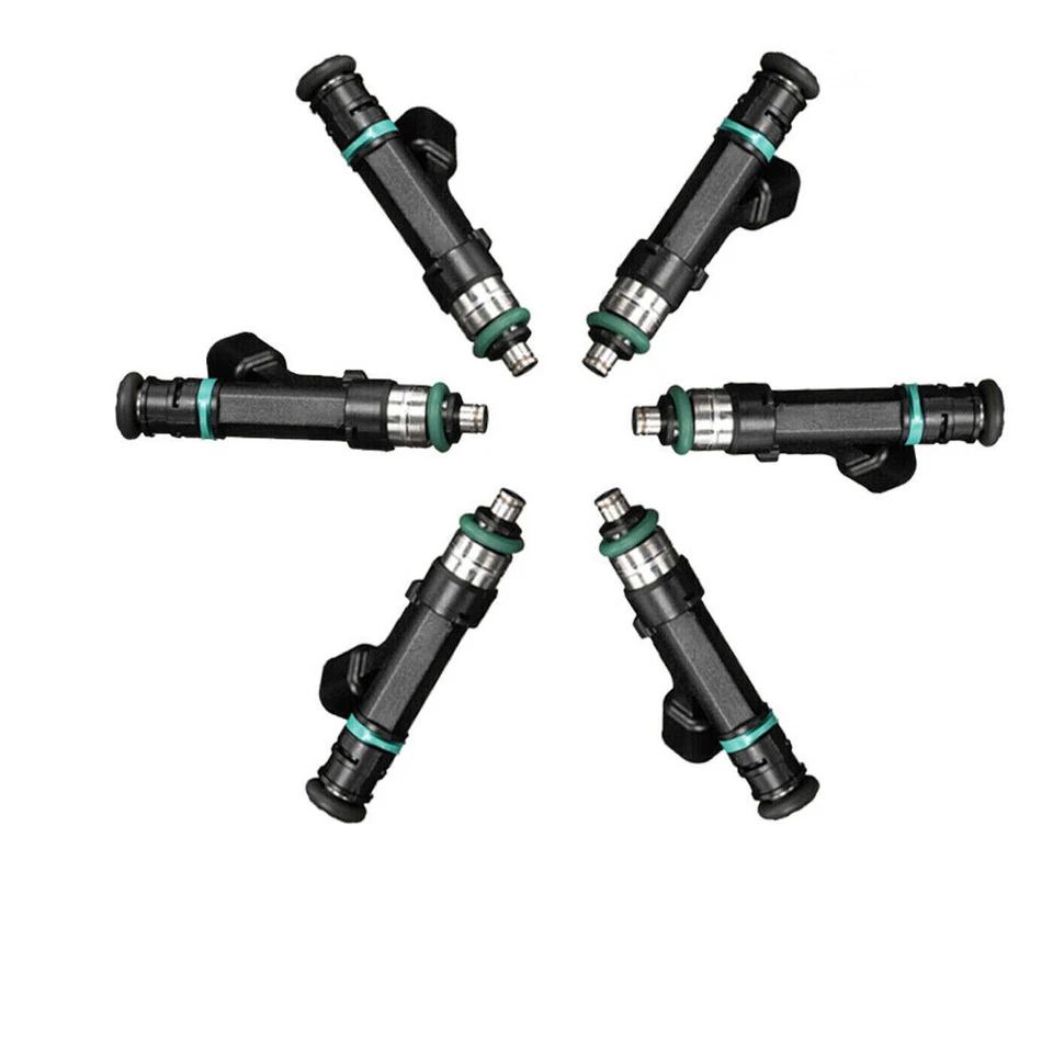 6X Fuel Injector For 2008 Chrysler Voyager 3.3L 2009 2010 Volkswagen Routan 3.8L Foto 2 de 4