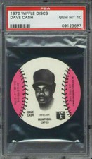 1976 Wiffle Ball Discs Dave Cash PSA 10 Montreal Expos