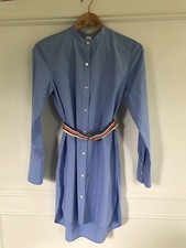 NWT Brand New GAP Womens Blue & White Stripes Shirtdress size XS/S