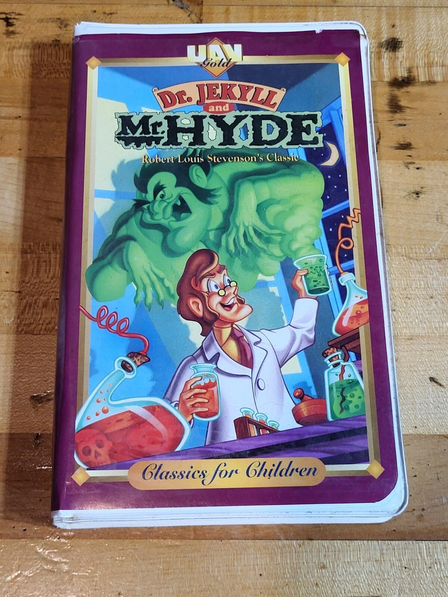 Dr. Jekyll and Mr Hyde cartoon clamshell VHS Rare Vintage | eBay