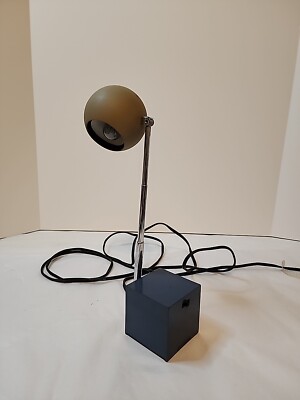 Vtg Lightolier x Michael Lax MCM Mid Century Modern Lytegem Eyeball Desk Lamp
