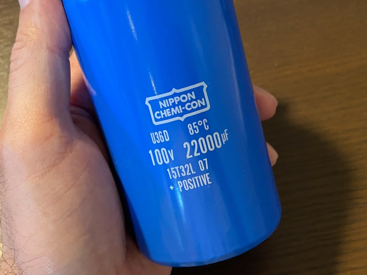 1 New 22000 uf 100v Chemi-Con Capacitor Pioneer SX-1250 Main