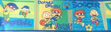 NICKELODEON RUGRATS Crew 1 Wall Border Blue Edges Boy Nursery - NK2103B