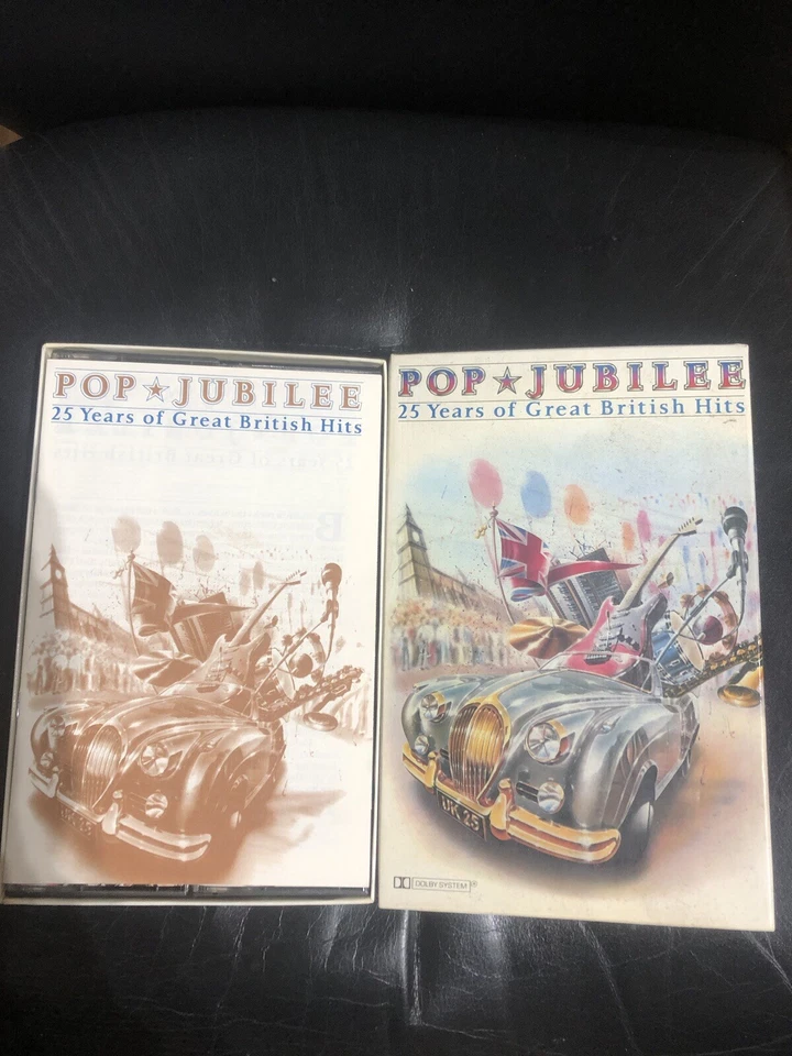 Pop Jubilee 25 Years Of Great British Hits - 4 x Cassette RDC Box Set Foto 3 de 4