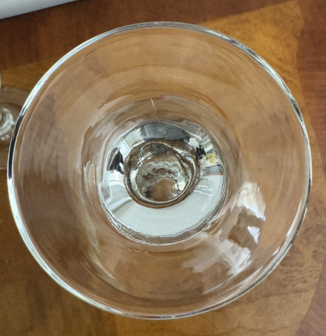 Vintage ~ Anheuser Busch Beer Glasses ~ Red Eagle ~ Set of 4 ~ Stem / Footed 7"