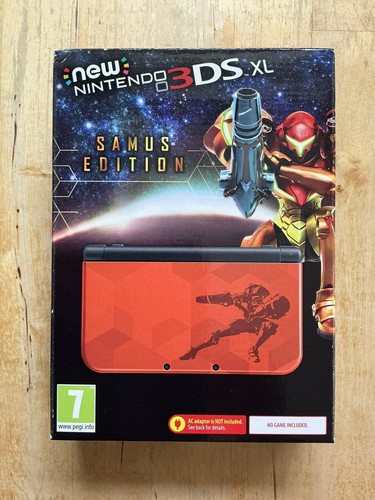 New Nintendo 3DS XL Samus Limited Edition Console U.K. Version Brand New