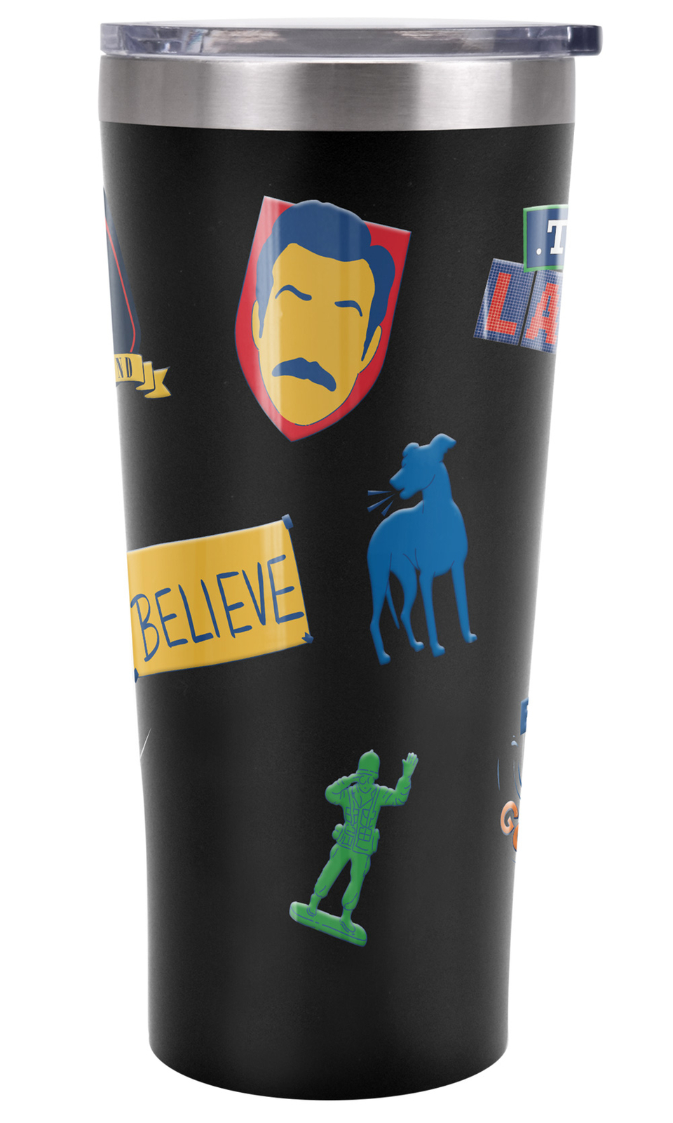 Ted Lasso Ted Lasso Collage Tumbler 20oz Vacuum Insulated Leak Resistant