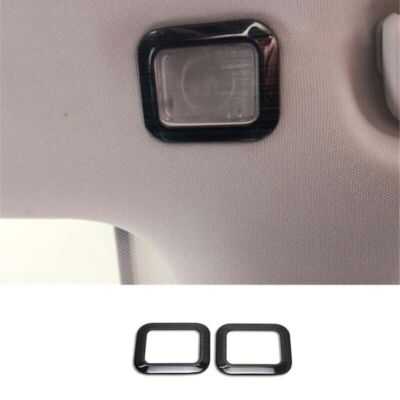 Cover trim 2pcs Ford Focus ST RS Black titanium For 2019-2020 rear reading light