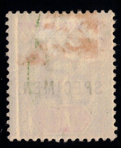 1898 St. Vincent Scott 63 1p Specimen Overprint Mint MH - Picture 2 of 2