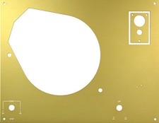 Face Plate for Thorens TD145 146 147 160 165 166 Gold Anodized