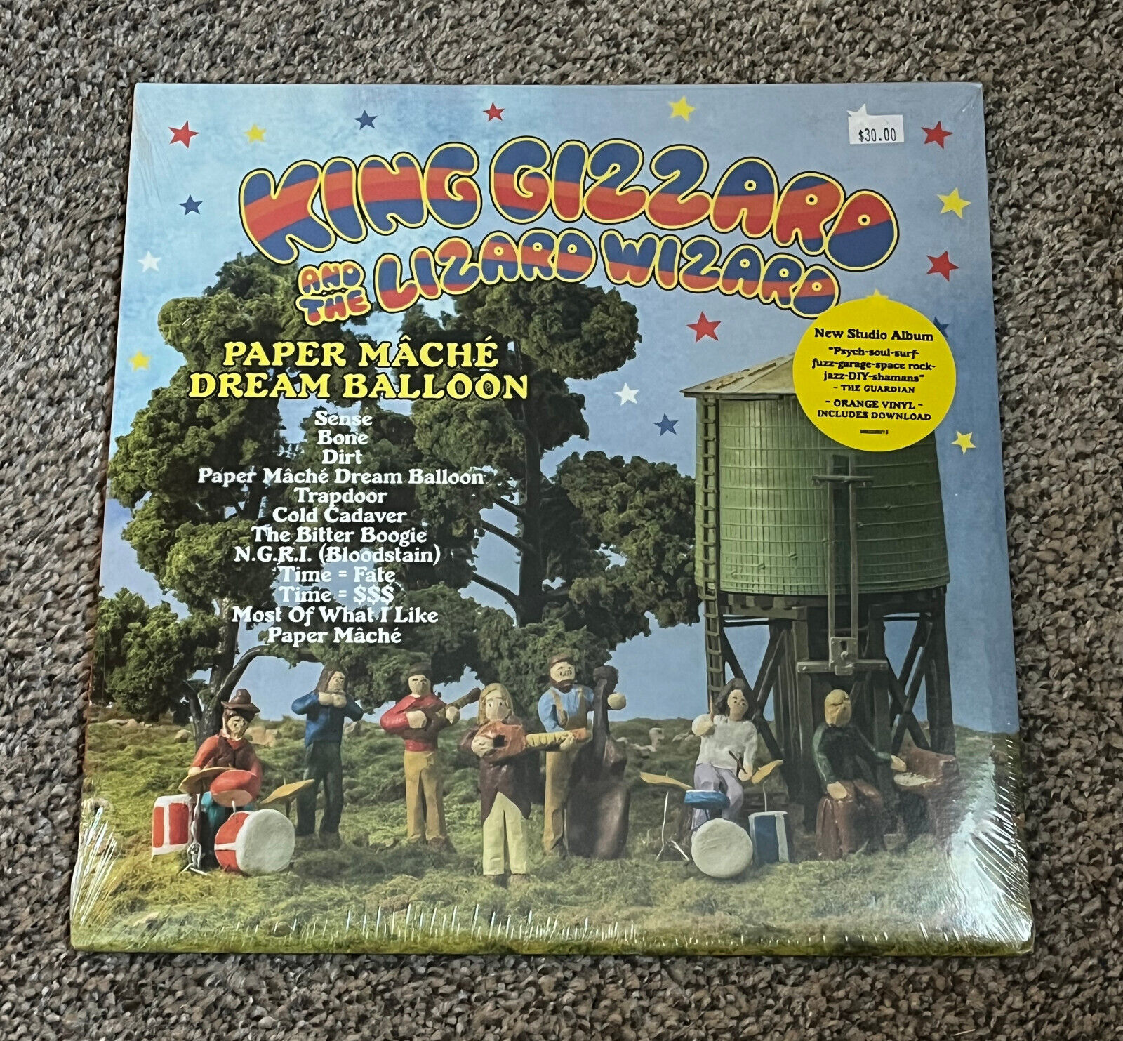 King Gizzard and the Lizard Wizard, Paper Mache Dream, Orange Vinyl LP Sealed