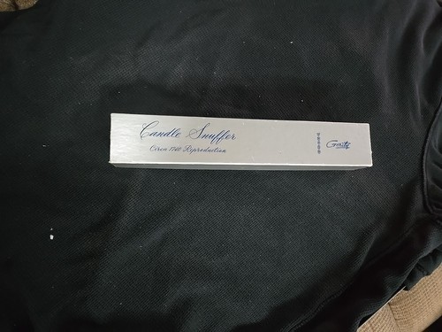 Gerity Candle Snuffer Circa 1740 Reproduction Silver Plated G48 - Picture 2 of 4
