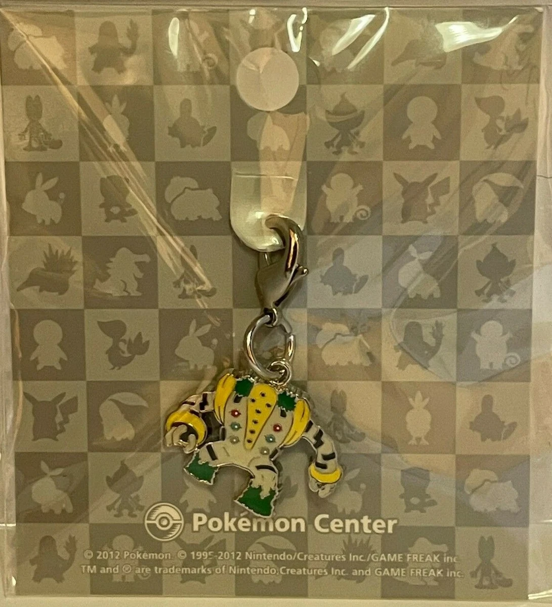 Regigigas - National Pokédex Metal Charm Keychain #486, Authentic Japanese  Pokémon Merch