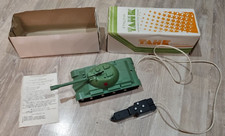 Soviet toy tank with electronic control, made in the USSR