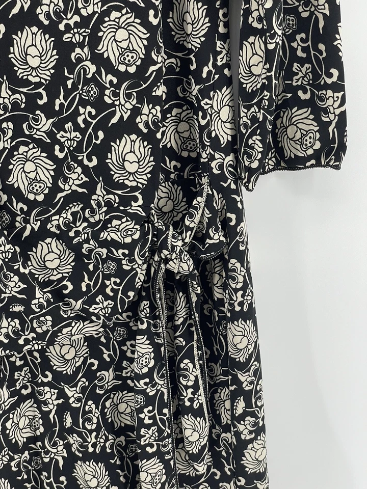 Vestido Max Edition Cuello Redondo Mujer Talla Grande Negro Beige Rojo Floral Envío Rápido Foto 2 de 4