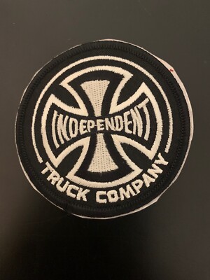 Independent, Patch #7, Embroidered, Iron, Press or   Sew on,  3'' X 3 '' round.