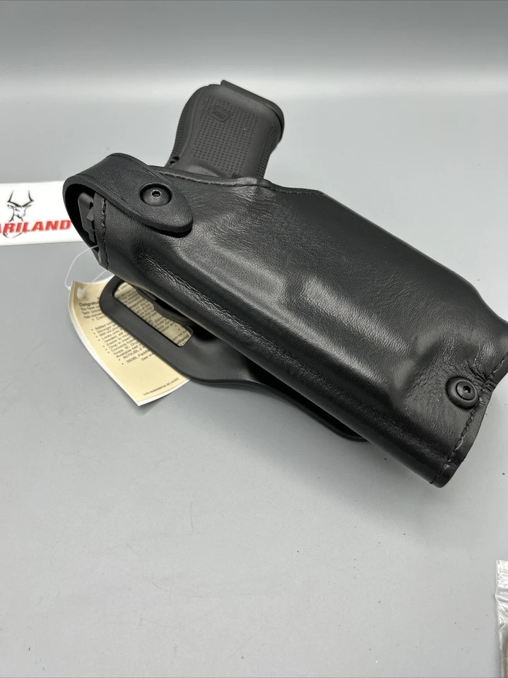 SAFARILAND 6280 SLS LVL II DUTY HOLSTER GLOCK 19 23 32 w/ TLR-7 LIGHT LEFT - Image 4 of 4