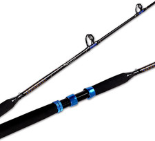 Conventional Boat Rod Saltwater Offshore Graphite Casting Fishing Pole 1PC & 2PC