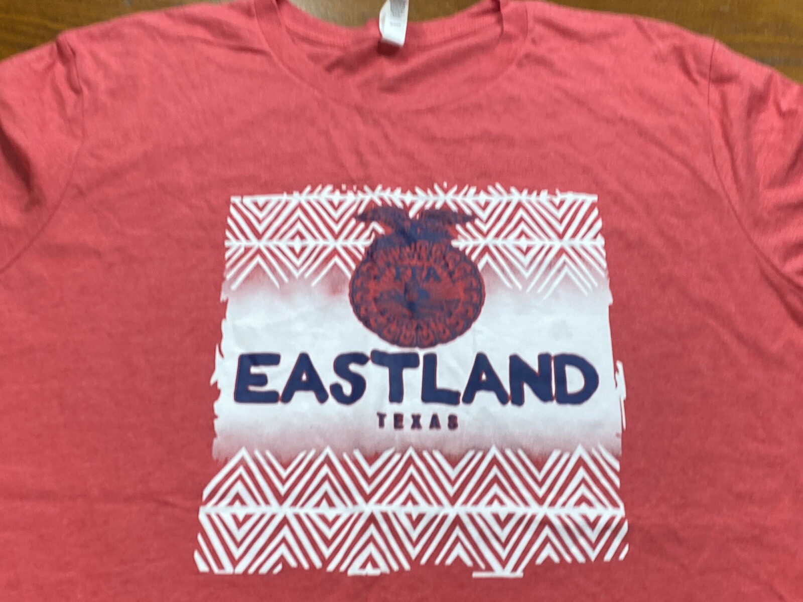 FFA Agricultural Eastland Texas TX T Shirt 2XL XXL Red Canvas Farm