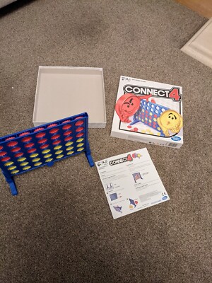 Hasbro Connect 4 (2017) Familienspiel. Sehr guter Zustand & 100 % vollständig.