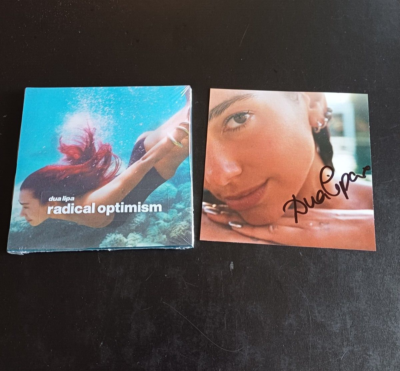 DUA LIPA RADICAL OPTIMISM VERY LIMITED LENTICULAR SLV CD & SIGNED