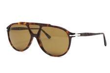 Persol PO3217S-2453 Havana Brown 59mm Plastic Aviator Men's Sunglasses