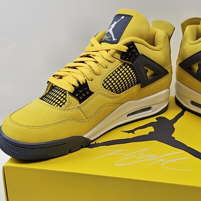 Lightning　4冊 Jordan 4 Retro Lightning US Men's Size 10 CT8527-700 New Deadstock