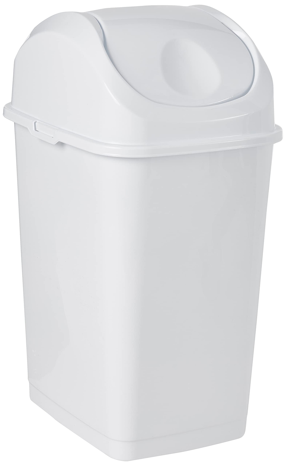 Kitchen Trash Can with Swing Top Lid 9 Gallon Slim Waste Bin 37 Qt Sturdy Pla...