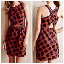 Nuevo Vestido Anthropologie Maeve Texturizado Espalda