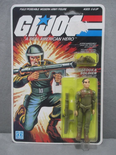 GI Joe 1982 ZAP 11-Back Straight Arm Factory Sealed MOC Vintage