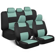 Car Seat Covers Full Set Front Rear Bench For Auto Truck Suv Mint Green Car Seat Covers Full Set Front Rear Bench For Auto Truck Suv Mint Green