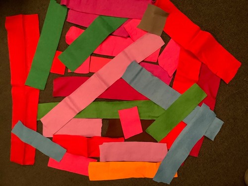 Felt Strips & Scraps for Crafting etc. Left Over from an Art Project. ποΈ - Picture 2 of 3