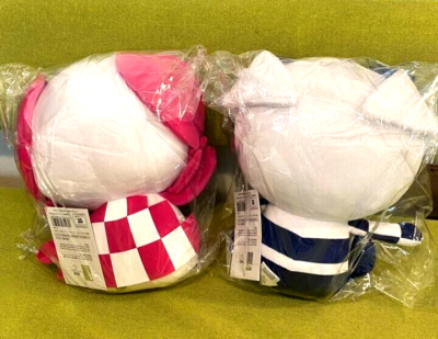 Tokyo Olympic 2020 Miraitowa & someity Mascot Plush 15 in VISA