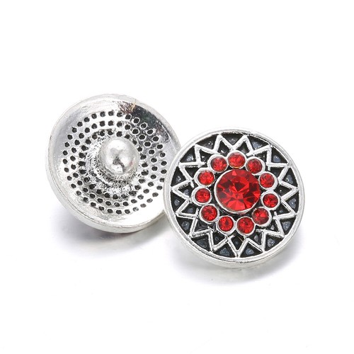 10pcs Mixed Round Chunk Charm Snap Button Fit 12mm Drill Snap Jewelry Gift - Picture 8 of 9
