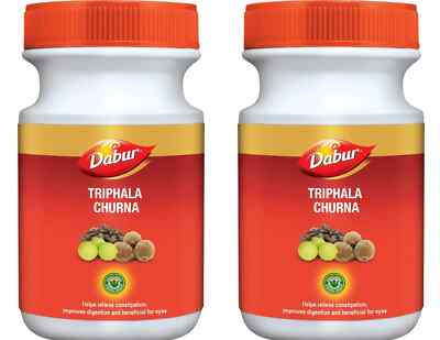 Dabur TRIPHALA CHURNA (500g x 2 Packs) | Triphla Powder 1KG