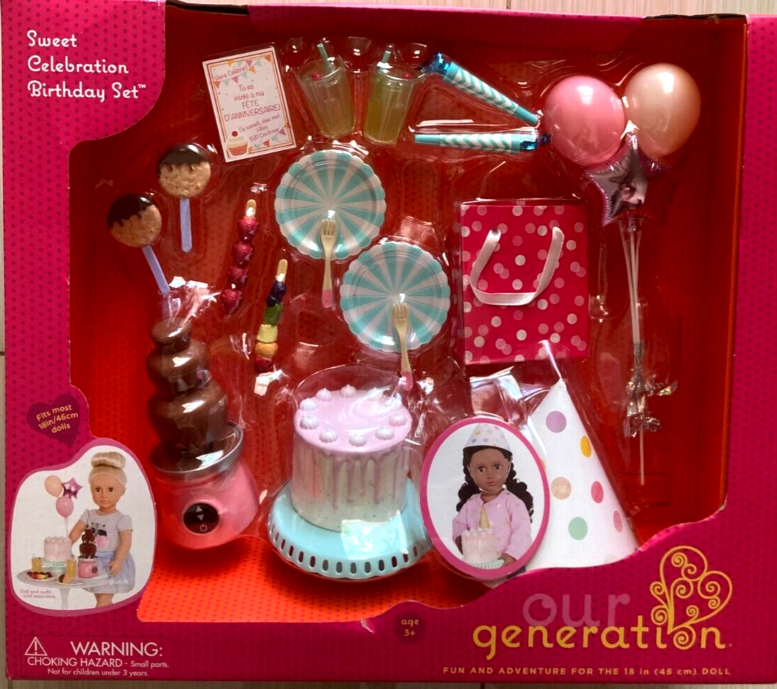3RD GENERATION •, SWEET  Our Generation Sweet Celebration Birthday Set NEW 3+ | eBay