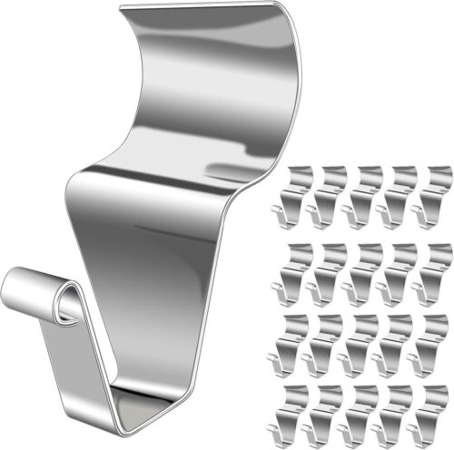Vinyl Siding Hooks Hanger, No-Hole Needed Heavy Duty Vinyl Siding Clip 20 Pack