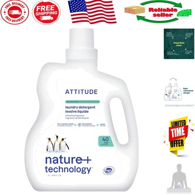 Naturally Sourced Liquid Laundry Detergent,  Formula, 67.6 Fl Oz, 40 Washes